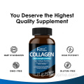 Peptidi di collagene marino organico capsule con vitamina C